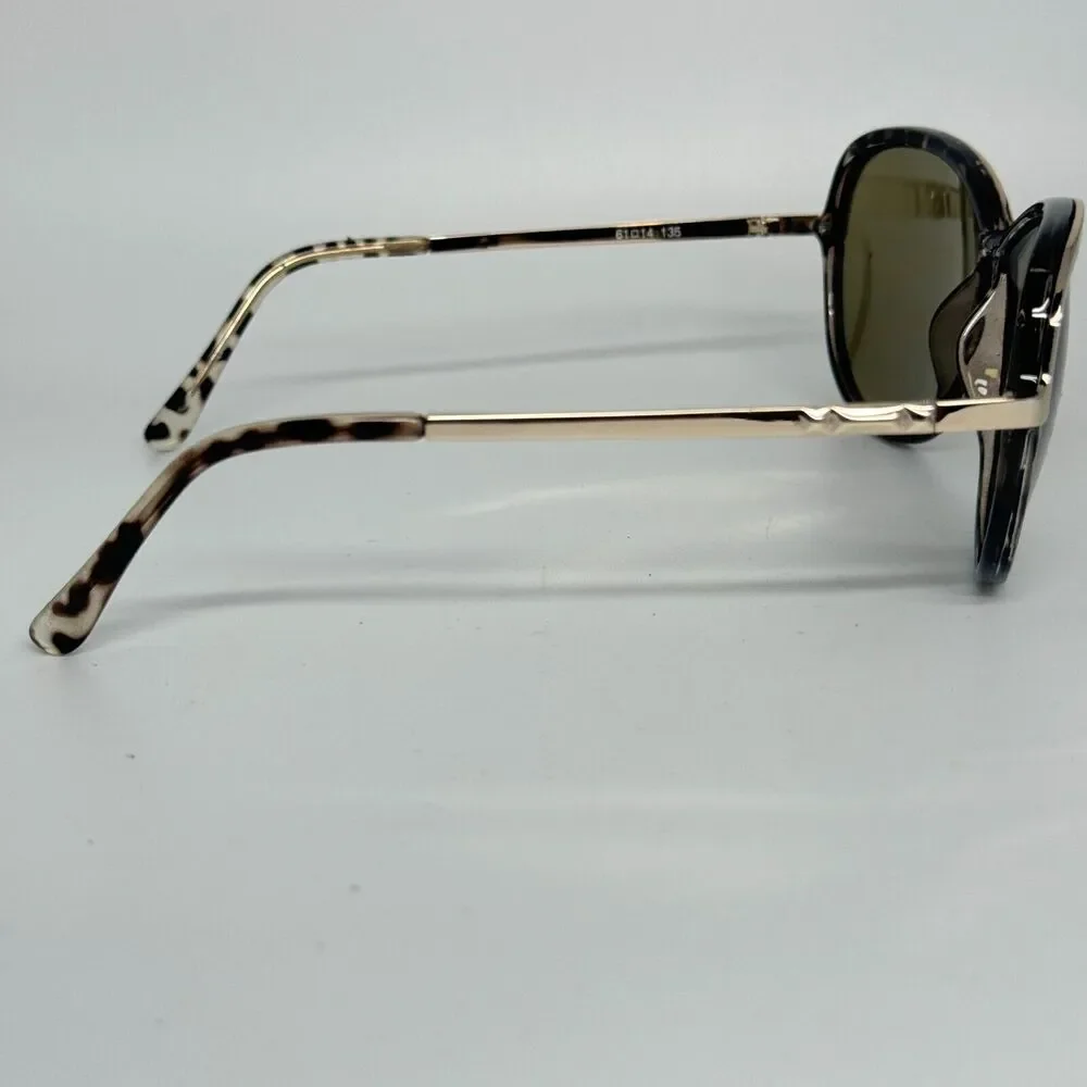 BCBGMAXAZRIA B841 Gold‎ Sunglasses Frames womens H13495